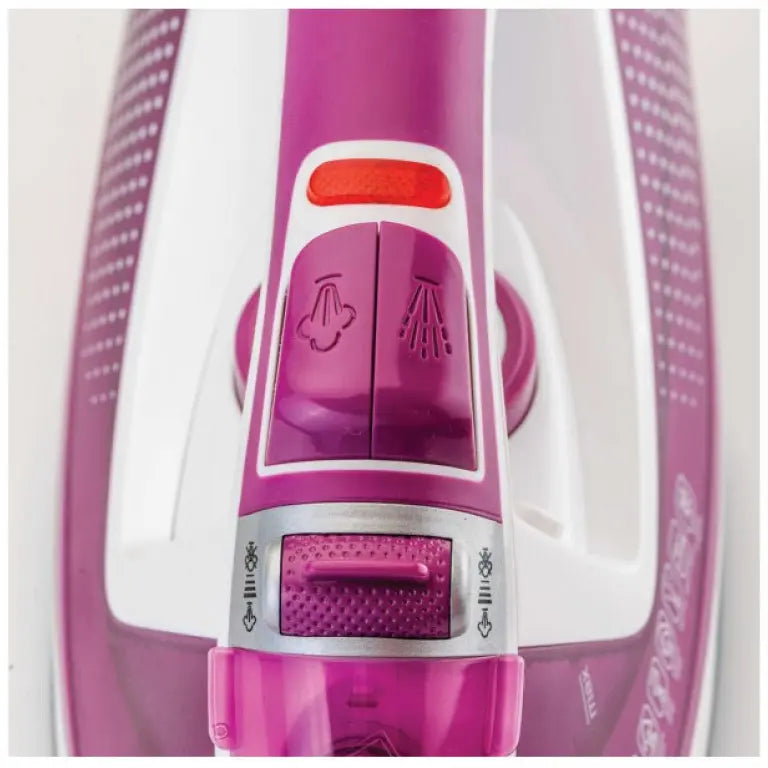 Black+Decker Ceramic Steam Iron, 2400Watt, Purple – X2450 Black+Decker Ceramic Steam Iron, 2400Watt, Purple – X2450